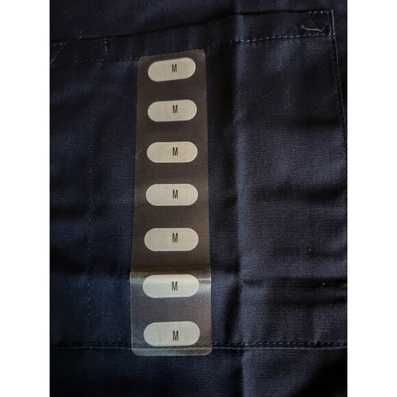 Cherokee Workwear Scrub Top Originals Unisex Medium Navy Blue V-Neck Medical Top - Picture 6 of 8